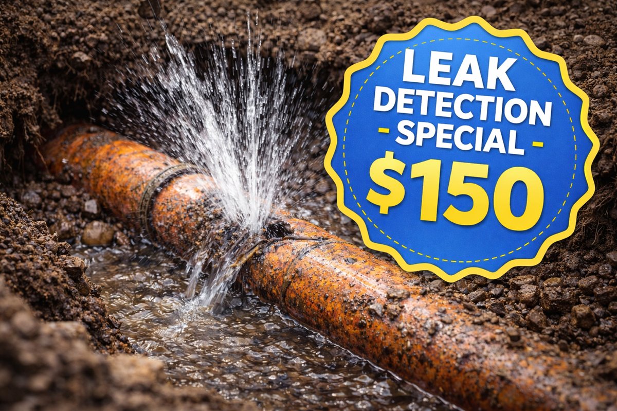 Leak detection special $150